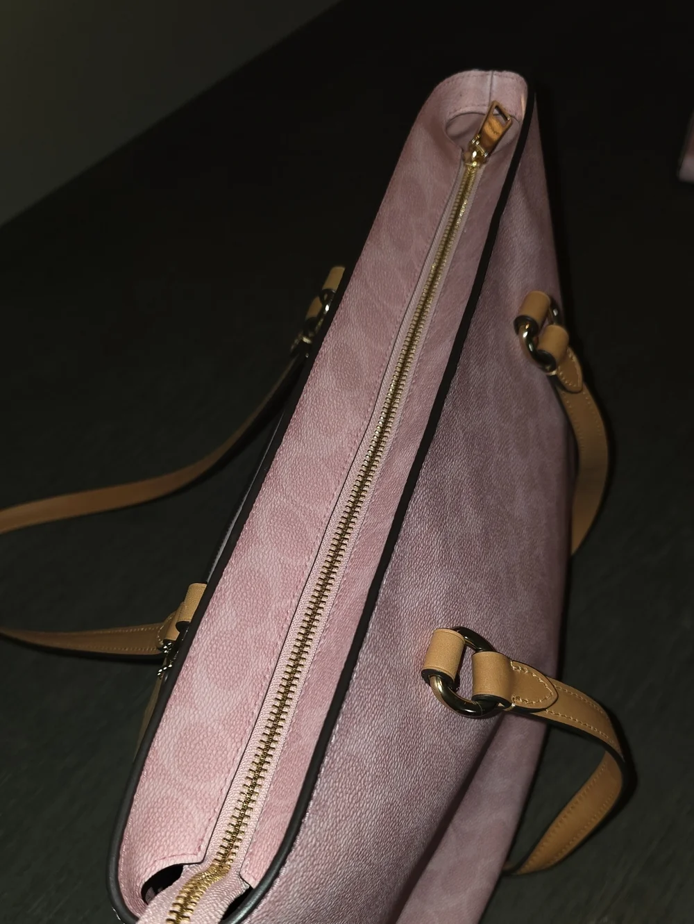 Coach Outlet Station Tote Bag In Signature Canvas. Powder Pink 2026. - Picture 11 of 12